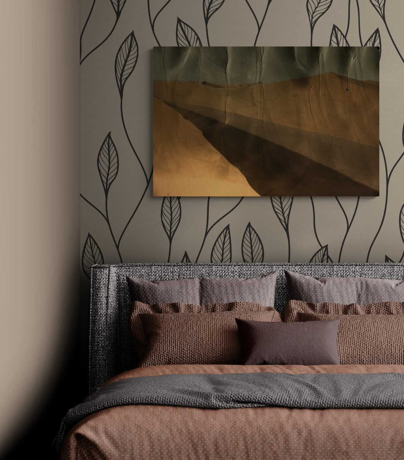 23 cozy-bedroom-with-wall-mural