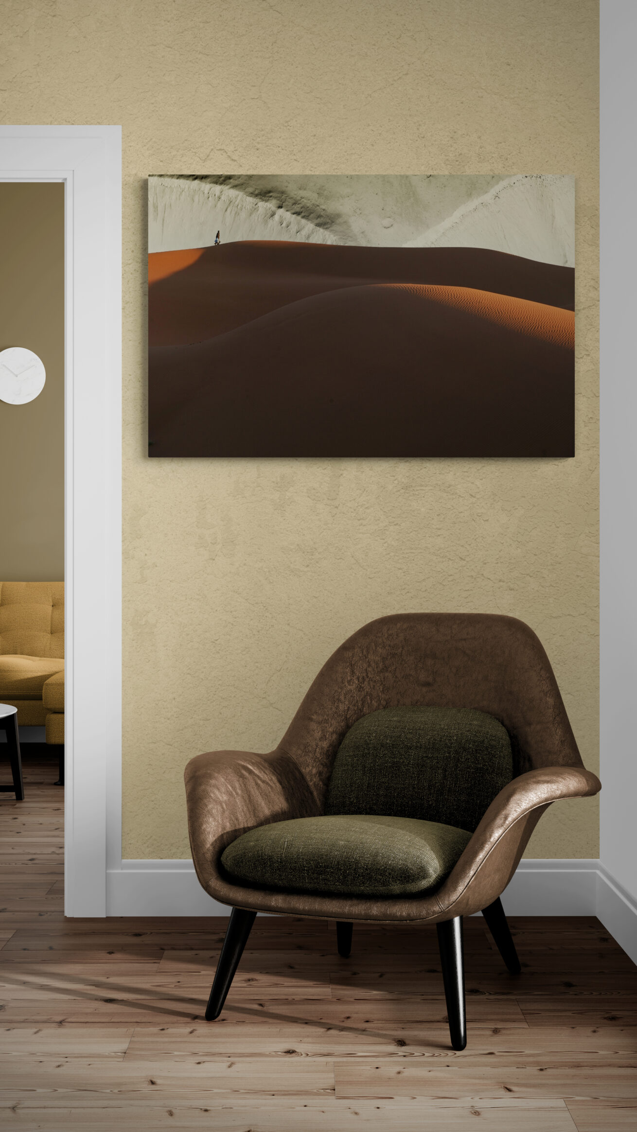 27 leather-armchair-next-to-wall