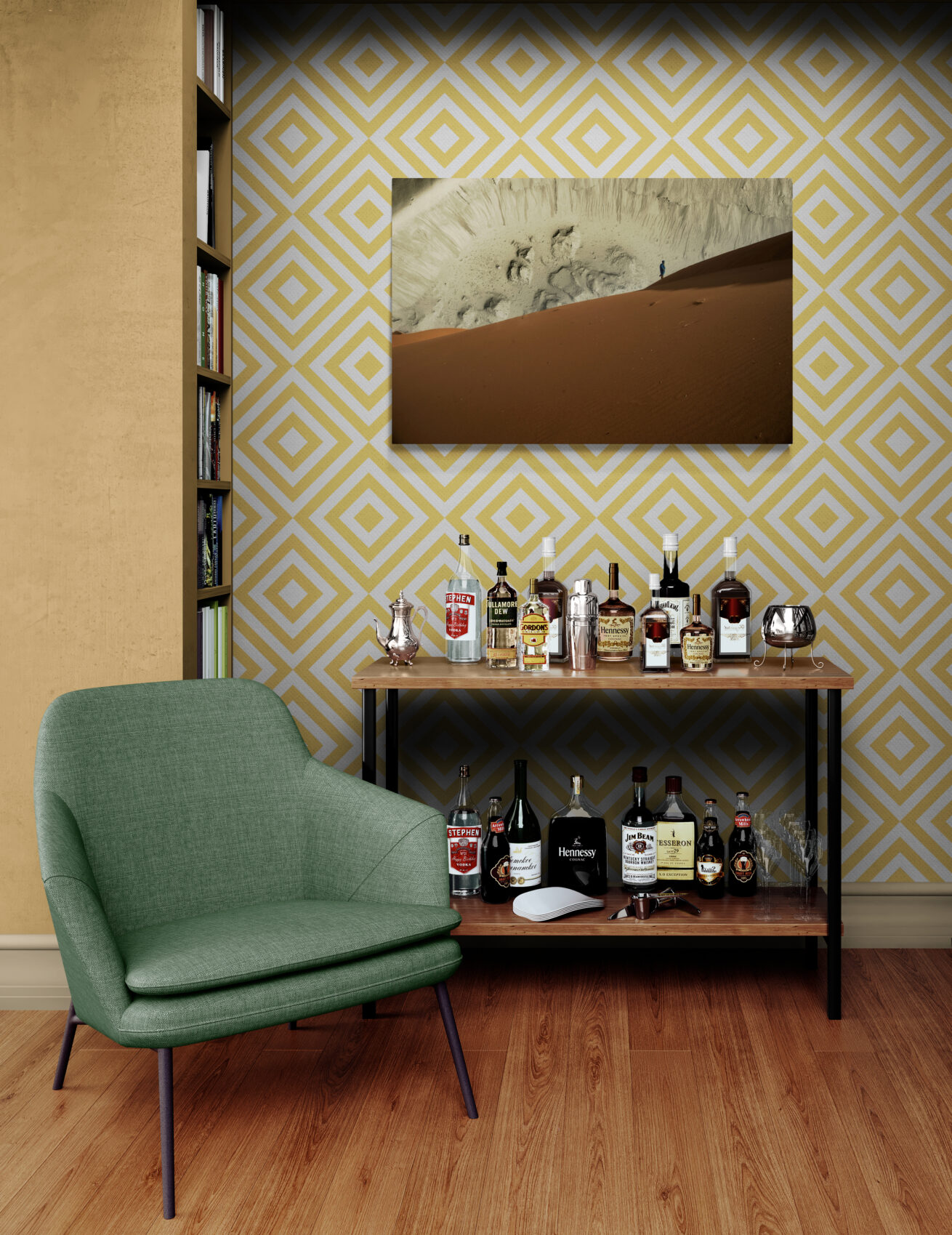 30 cozy-home-library-with-bar